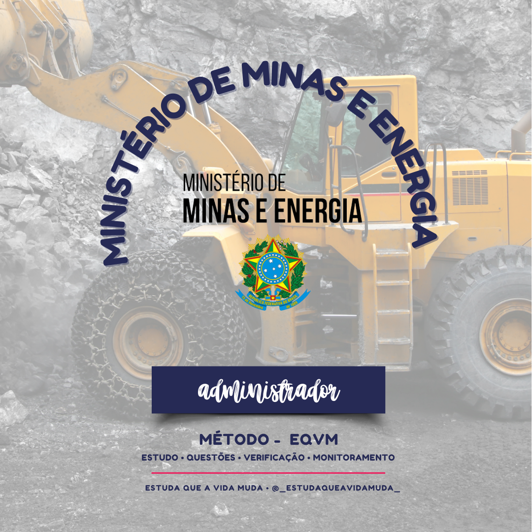 Concurso MINISTÉRIO DE MINAS E ENERGIA - MME 2023