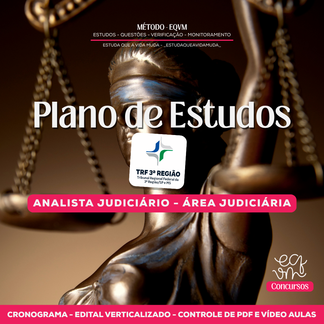 plano-estudos-trf3-analista-judiciario-area-judiciaria