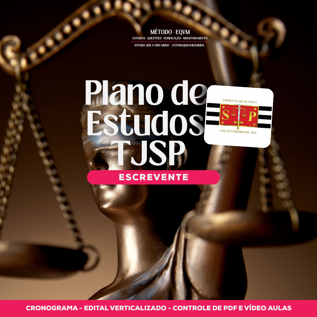 Plano de Estudos TJSP Escrevente