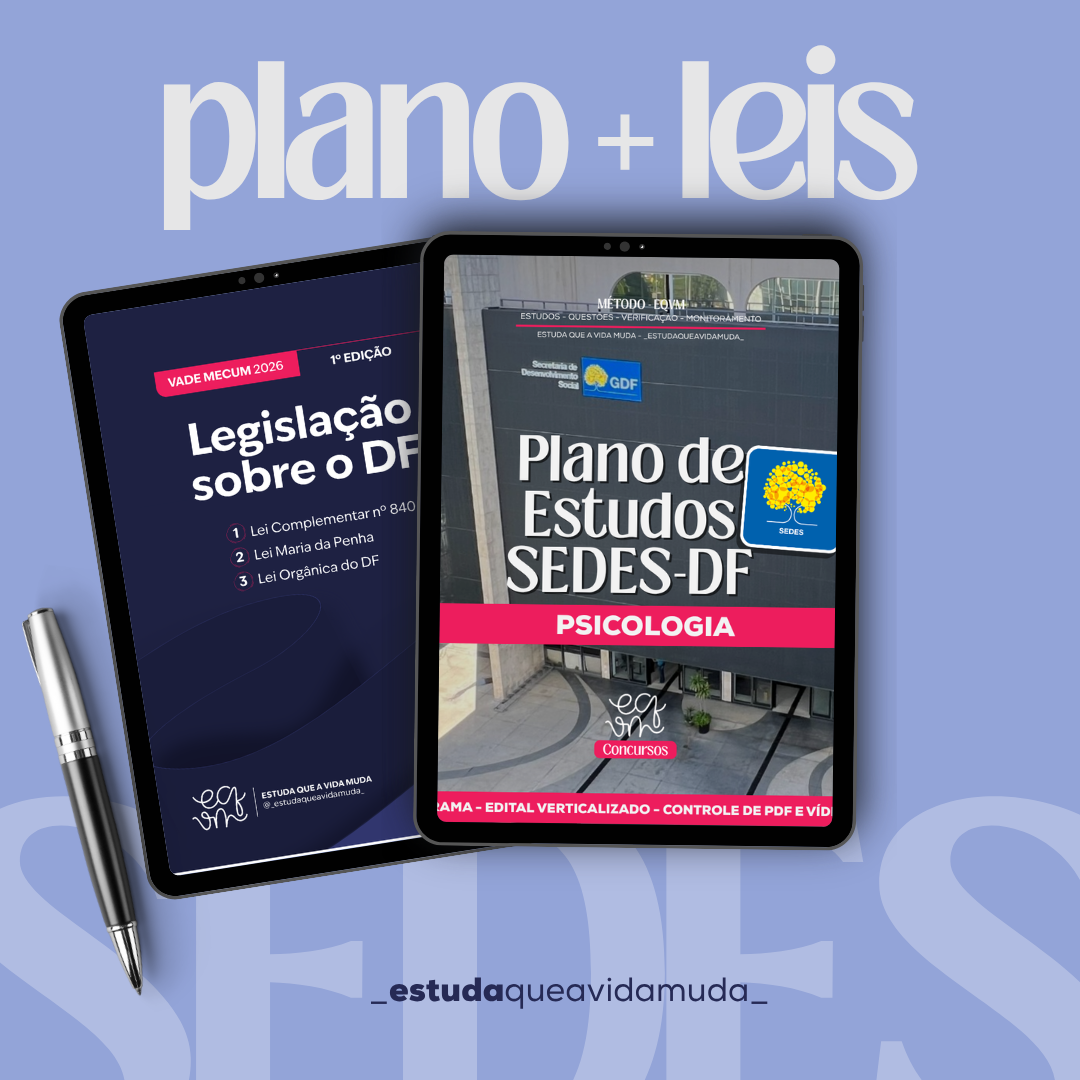 COMBO - PLANO DE ESTUDOS SEDES DF - PSICOLOGIA