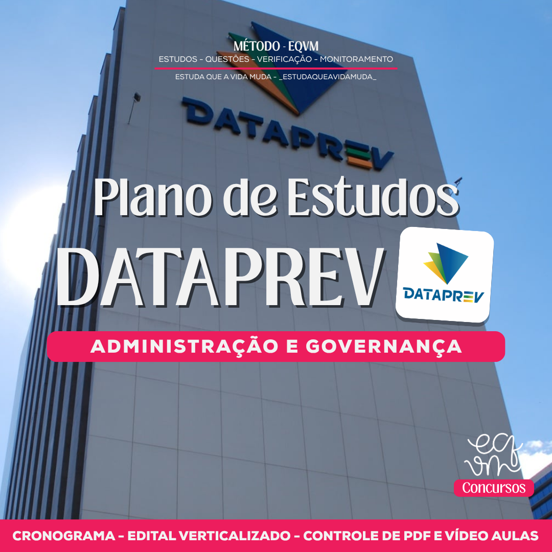 Plano de Estudos DATAPREV - Administração e Governança
