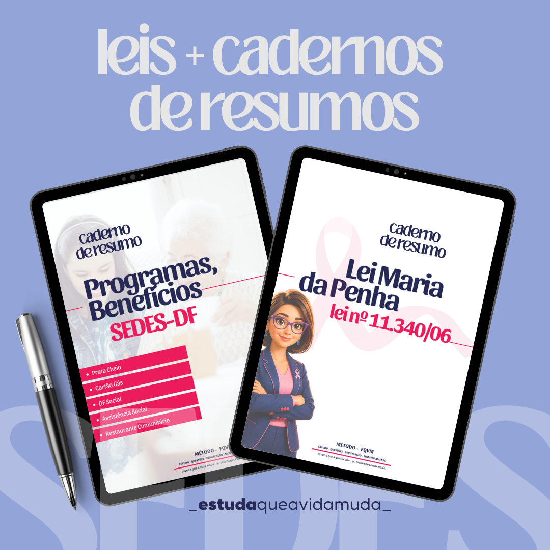 COMBO DE RESUMOS PROGRAMAS E BENEFICIOS E LEI MARIA DA PENHA