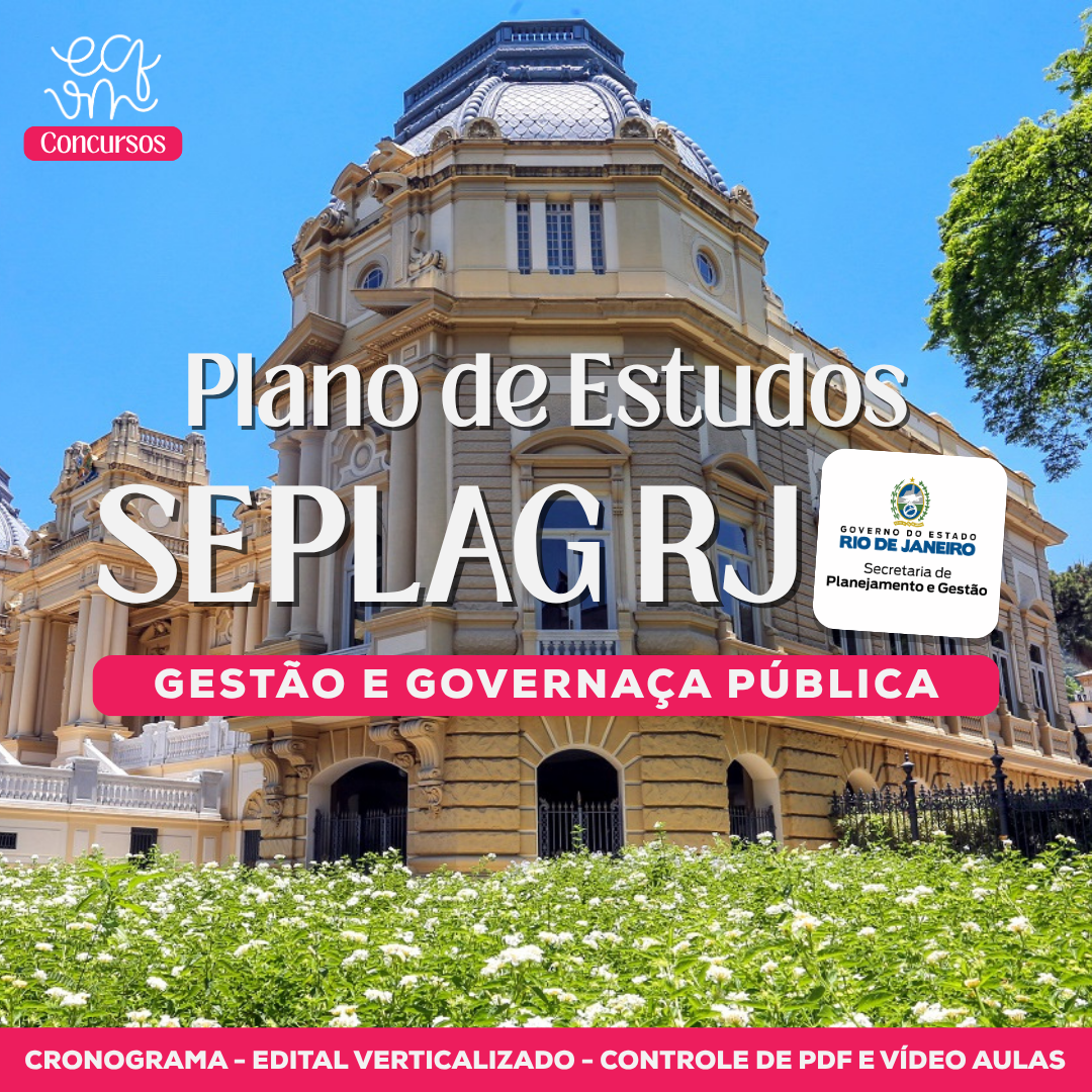 Plano de Estudos SEPLAG RJ - GESTÃO E GOVERNANÇA
